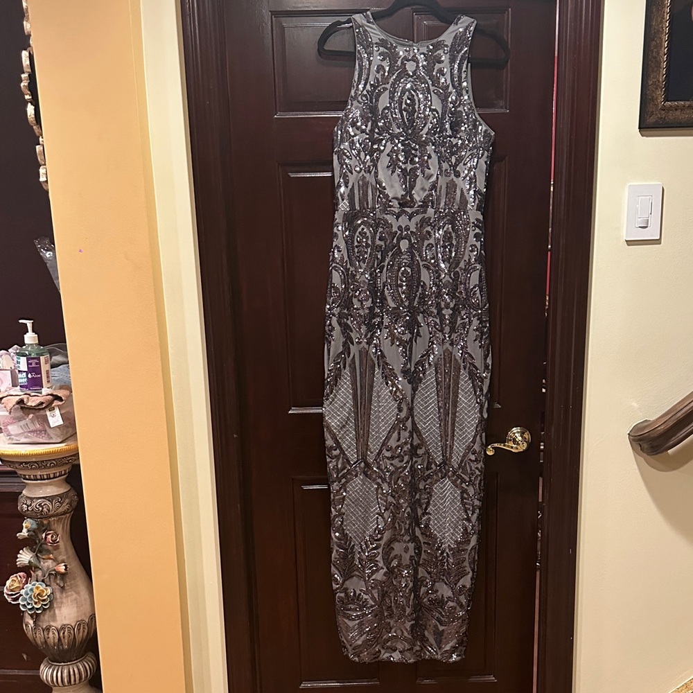Elegant Gray Gown